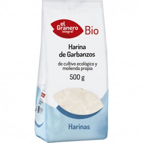 EL GRANERO INTEGRAL harina de garbanzo Ecologico paquete 500 grs